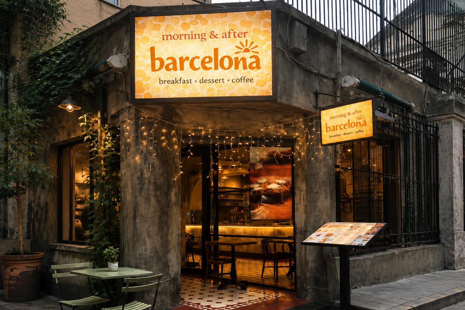 Morning & After Barcelona